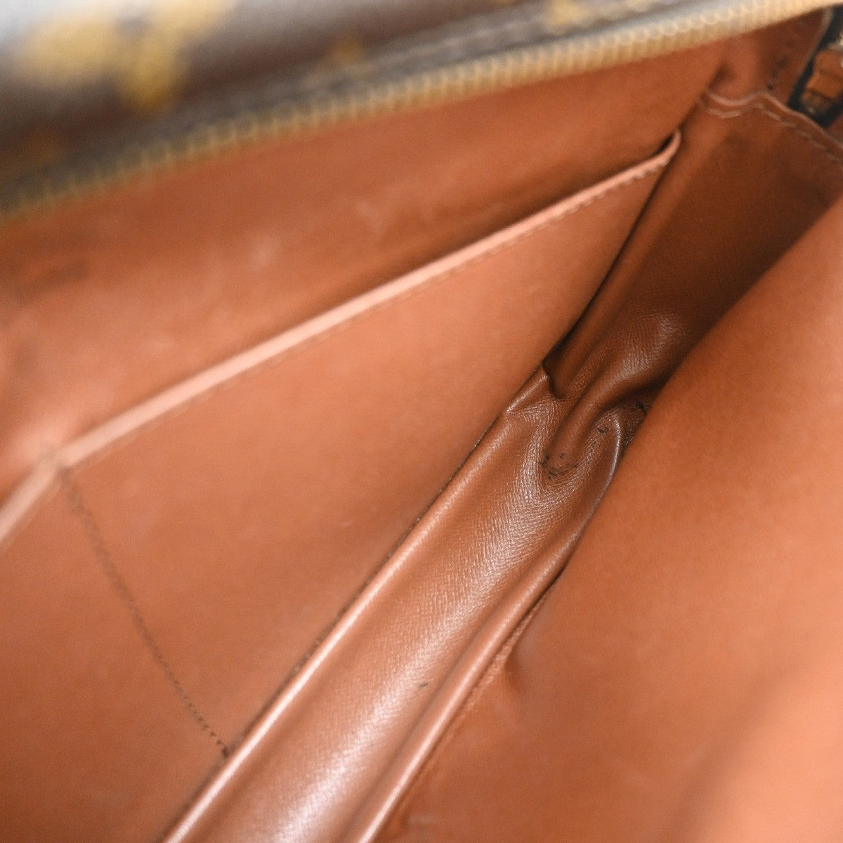 LOUIS VUITTON Compiegne 28 Clutch Bag Monogram Leather Brown GHW M51845 65KP317