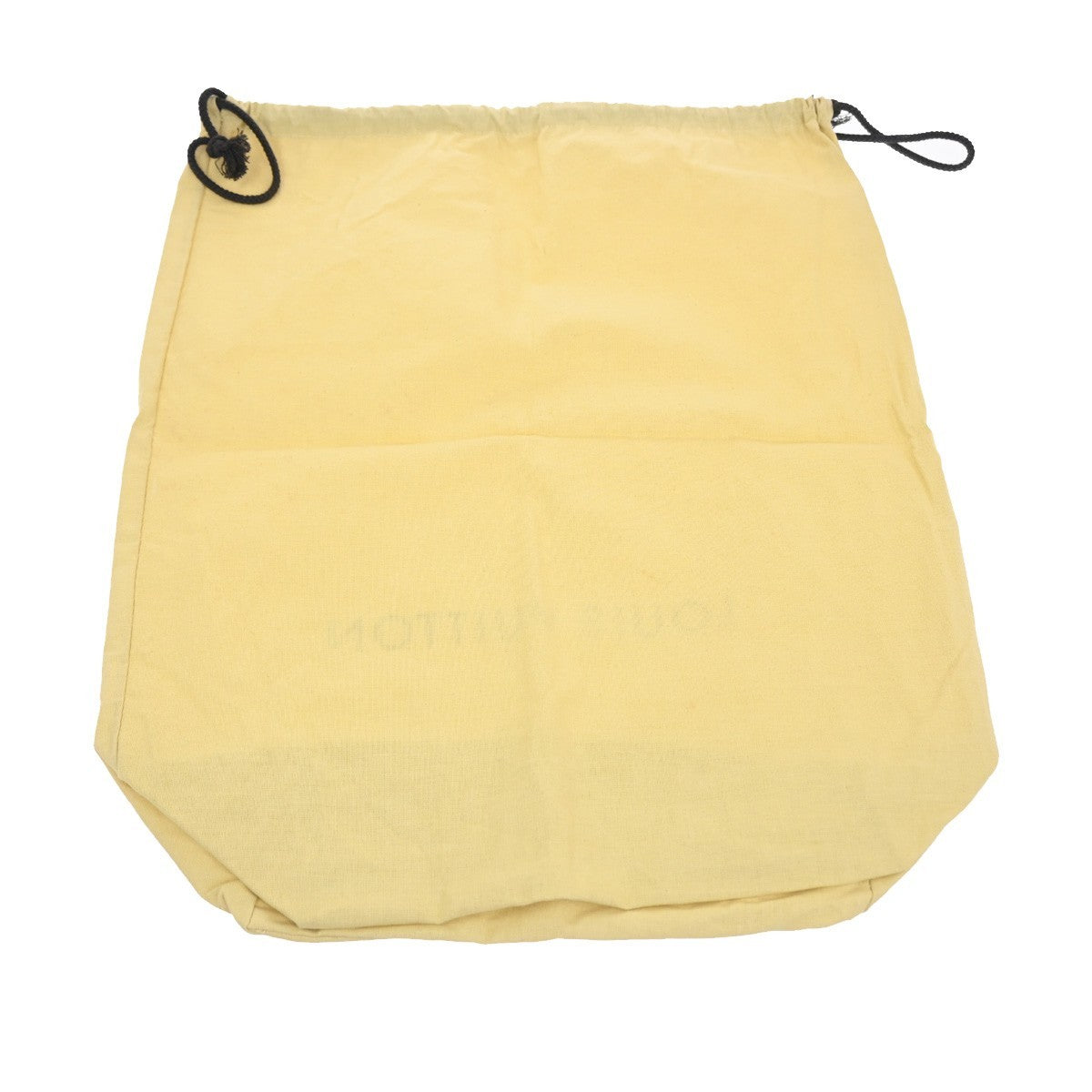 LOUIS VUITTON Logo 10 Set Dust Bag Drawstring Canvas Cotton Beige Brown 03KC626