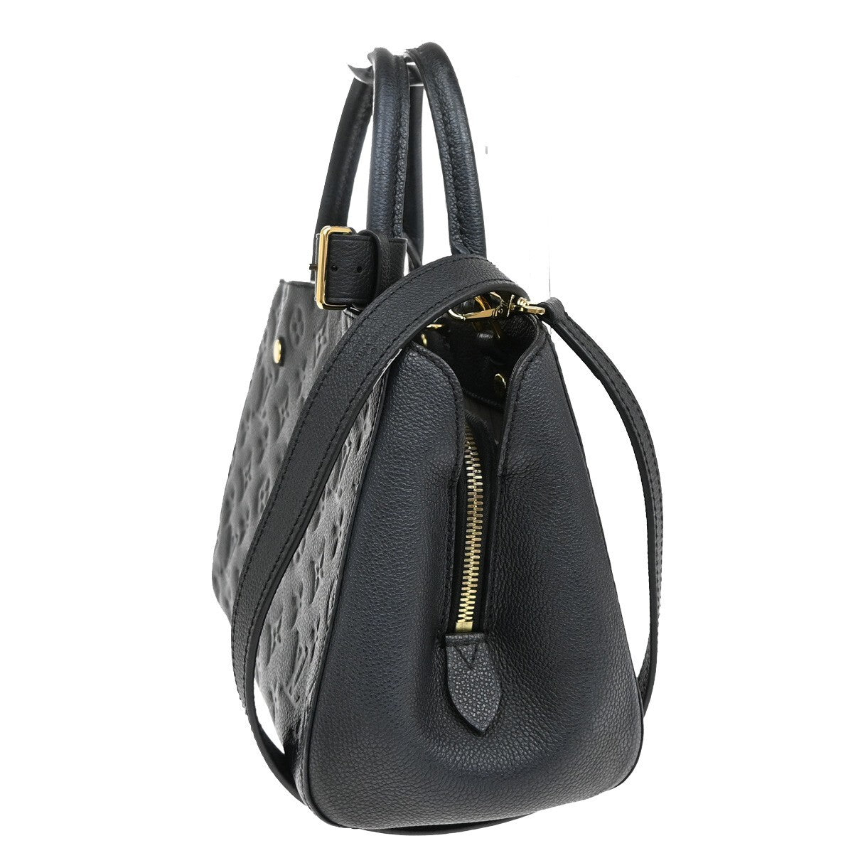 LOUIS VUITTON Montaigne BB 2Way Hand Bag Monogram Empreinte BK M41053 620RF292