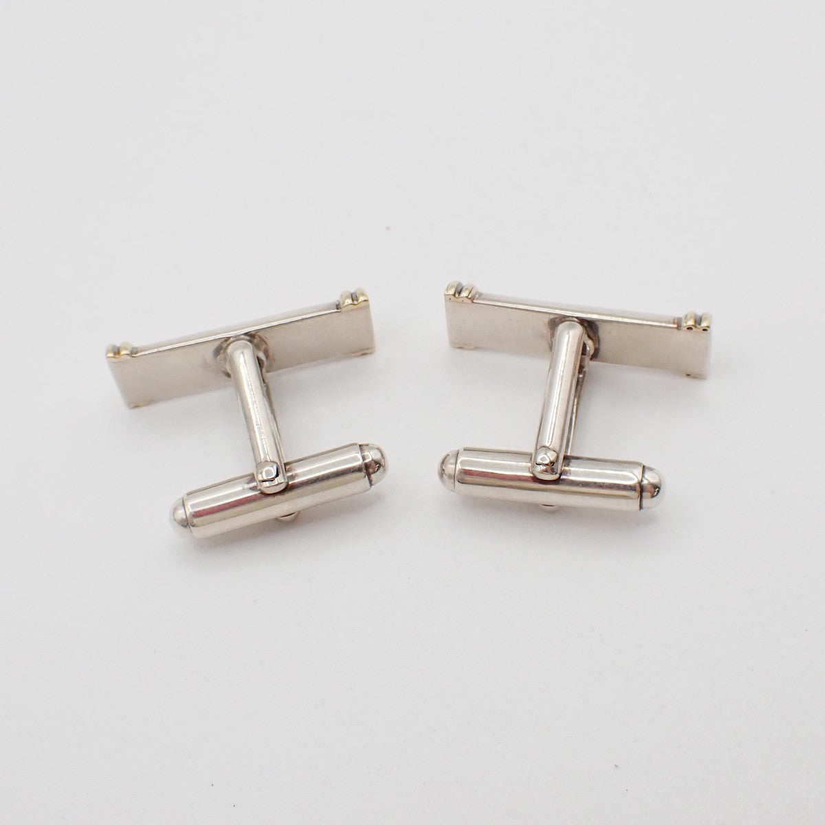Tiffany & Co. Logo Cufflinks Silver 925 02EG352