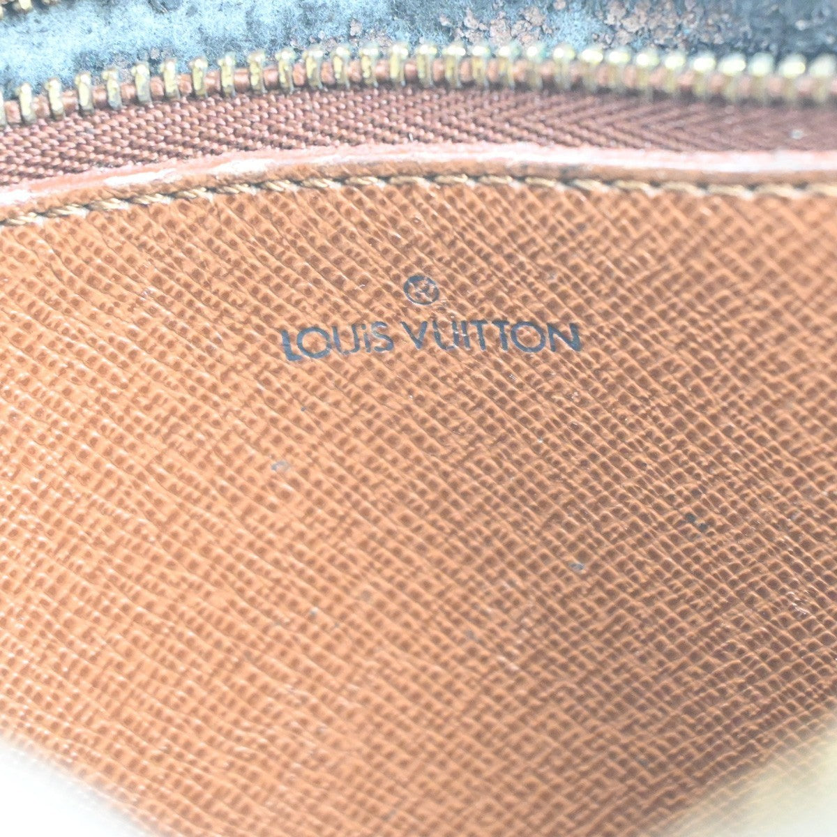 LOUIS VUITTON Jeune Fille MM Shoulder Bag Monogram Leather Brown M51226 37MA380