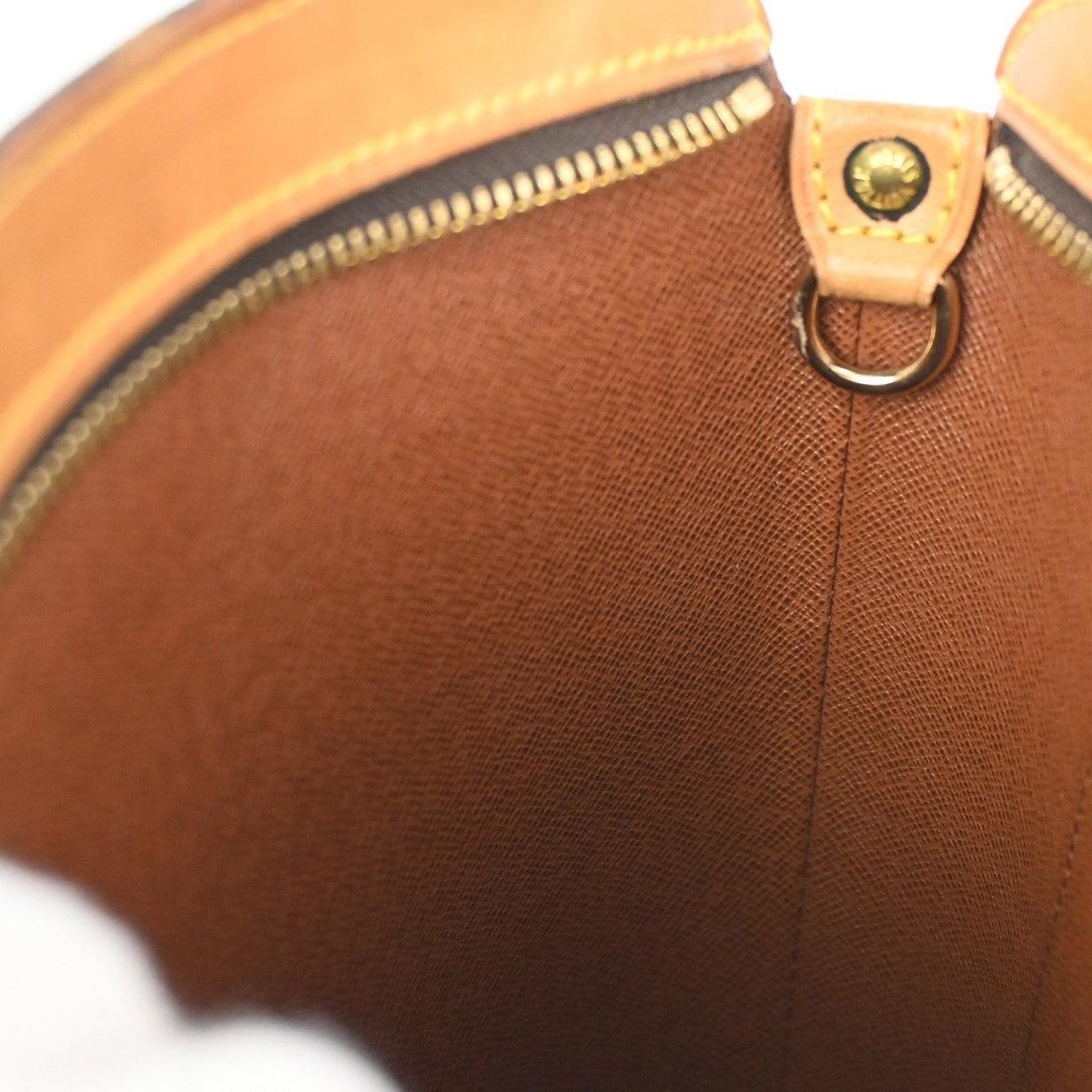 LOUIS VUITTON Logo Drouot Shoulder Bag Monogram Leather Brown M51290 76CA272