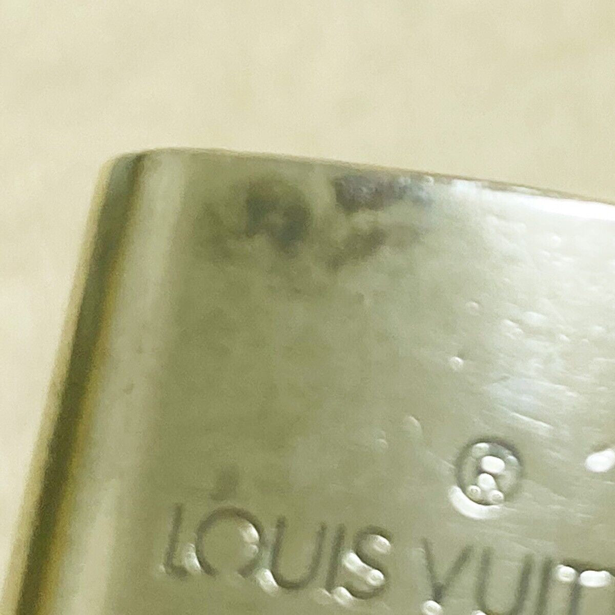 LOUIS VUITTON LV 10 SET PADLOCK CADENA KEY BAG CHARM GOLD PLATED FRANCE 37PDA124