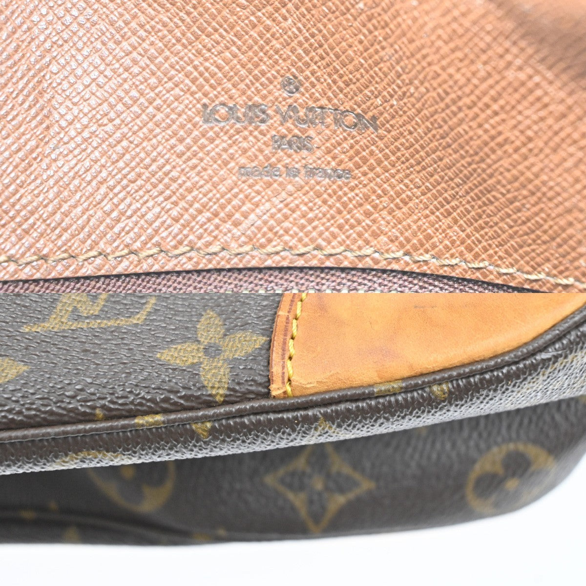 LOUIS VUITTON Boulogne 35 Shoulder Bag Monogram Leather Brown M51260 82KC655