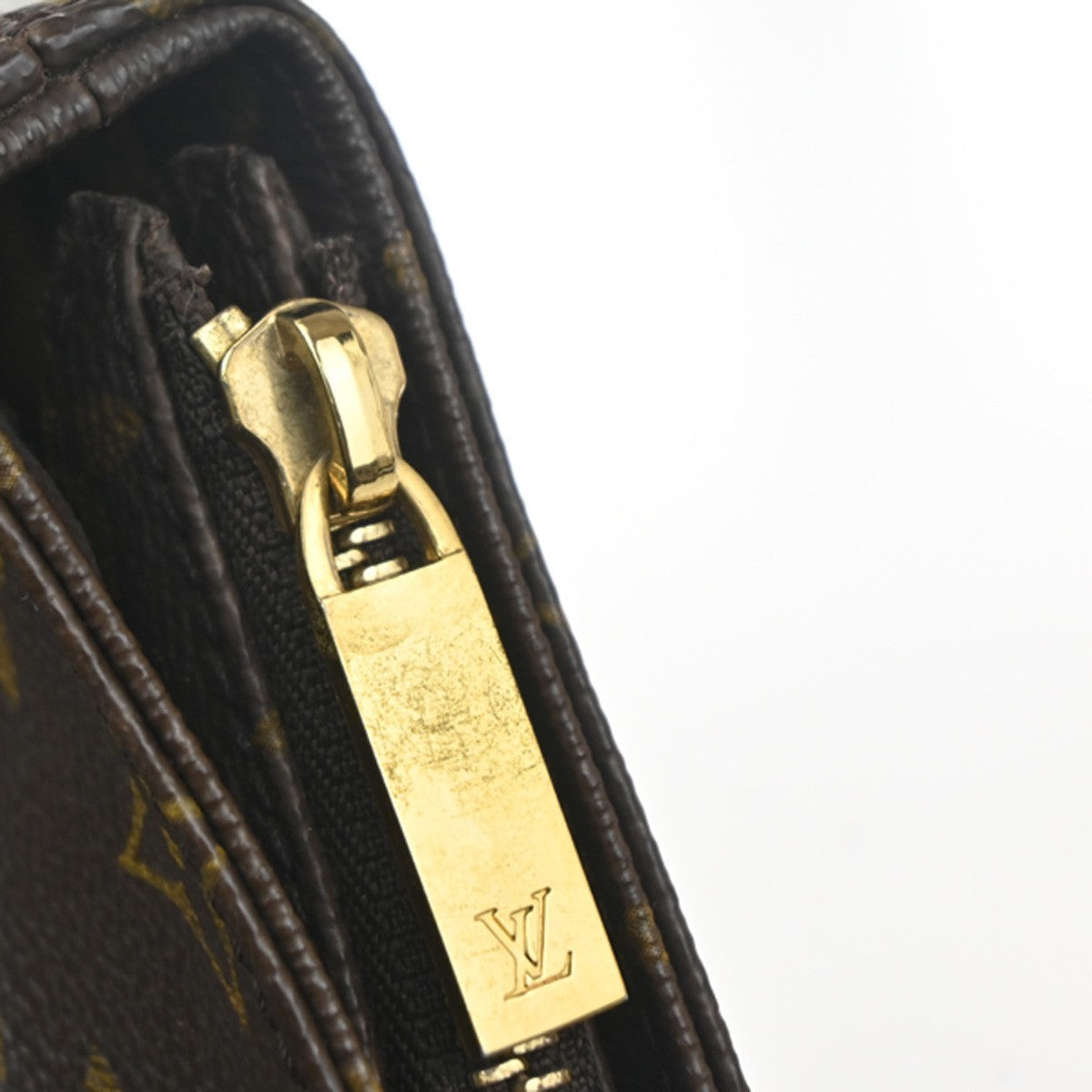 LOUIS VUITTON Cabas Piano Shoulder Bag Monogram Leather Brown M51148 20KC816