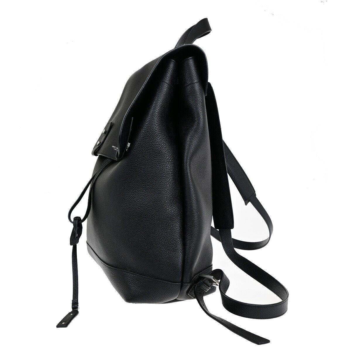 SAINT LAURENT YSL Sac De Jour Backpack Bag Leather Black SHW Italy 47RK386