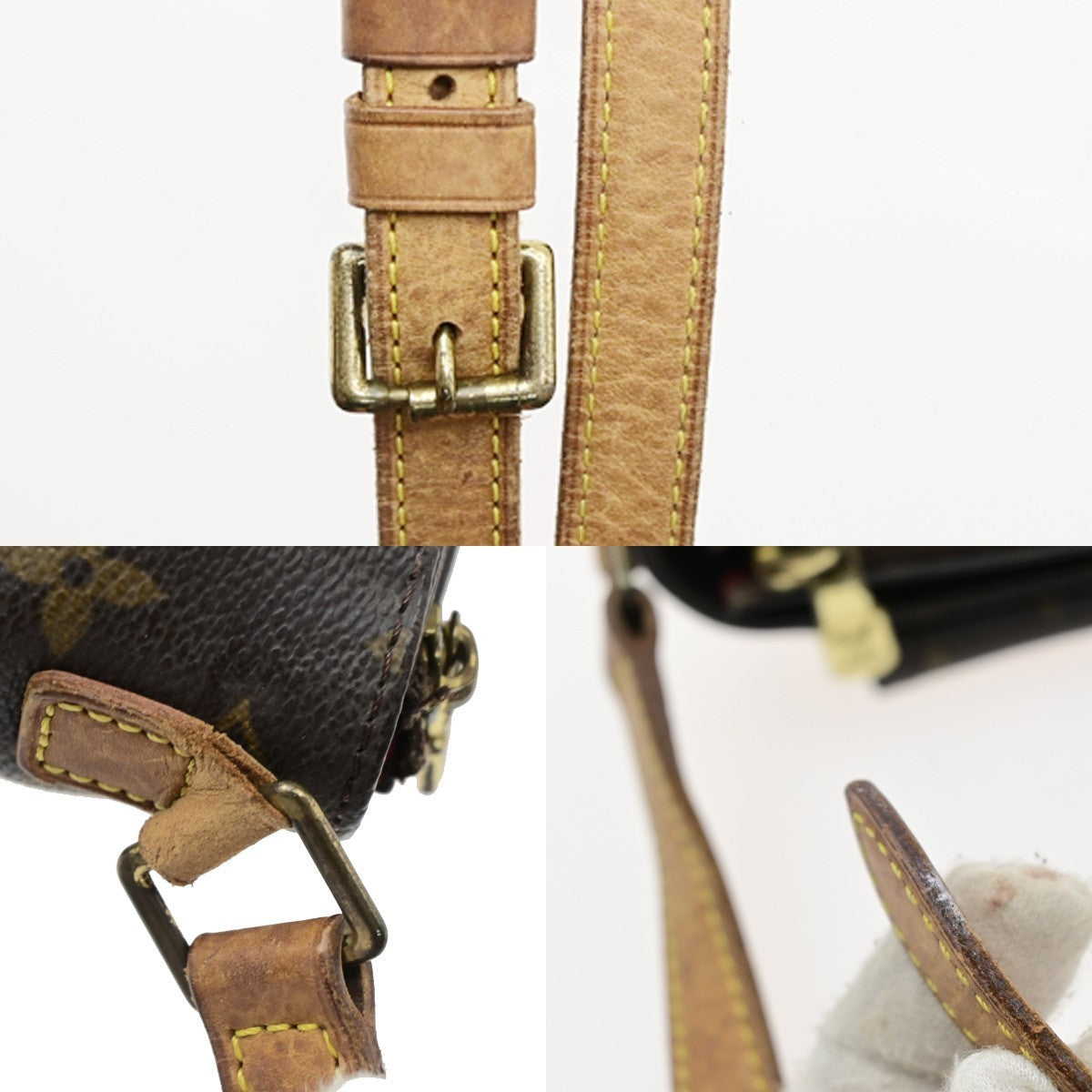 LOUIS VUITTON Viva Cite PM Shoulder Bag Monogram Leather Brown M51165 89SA190