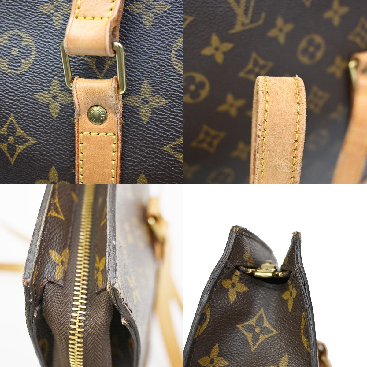 LOUIS VUITTON BABYLONE Shoulder Bag Monogram Leather Brown France M51102 34ZA078