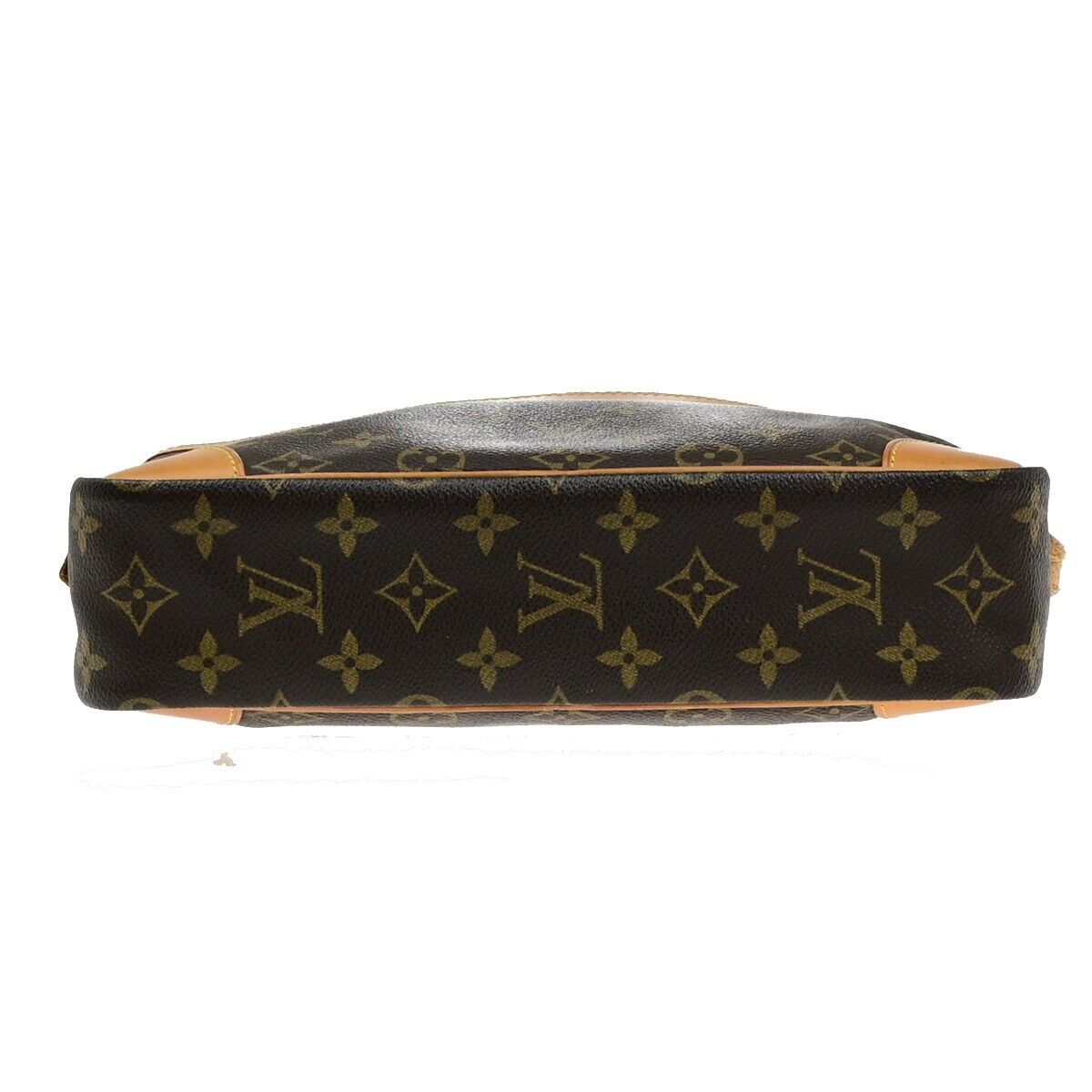 LOUIS VUITTON Compiegne 28 Clutch Bag Monogram Leather Brown GHW M51845 62ED985