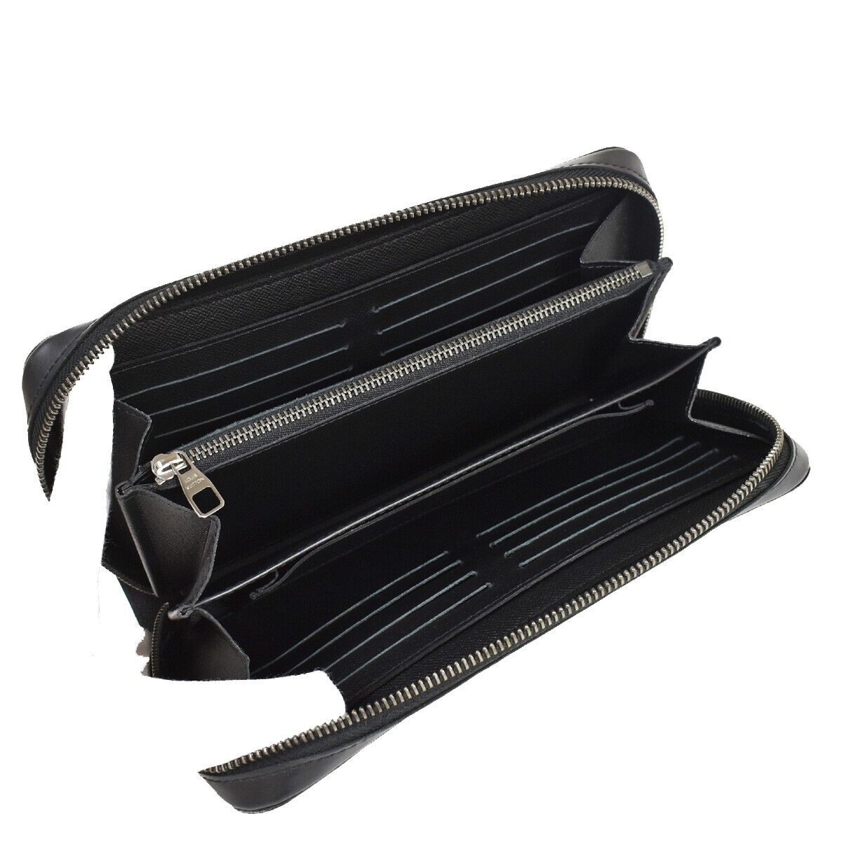 LOUIS VUITTON Zippy XL Long Bifold Wallet Monogram Eclipse BK M61698 93GA663