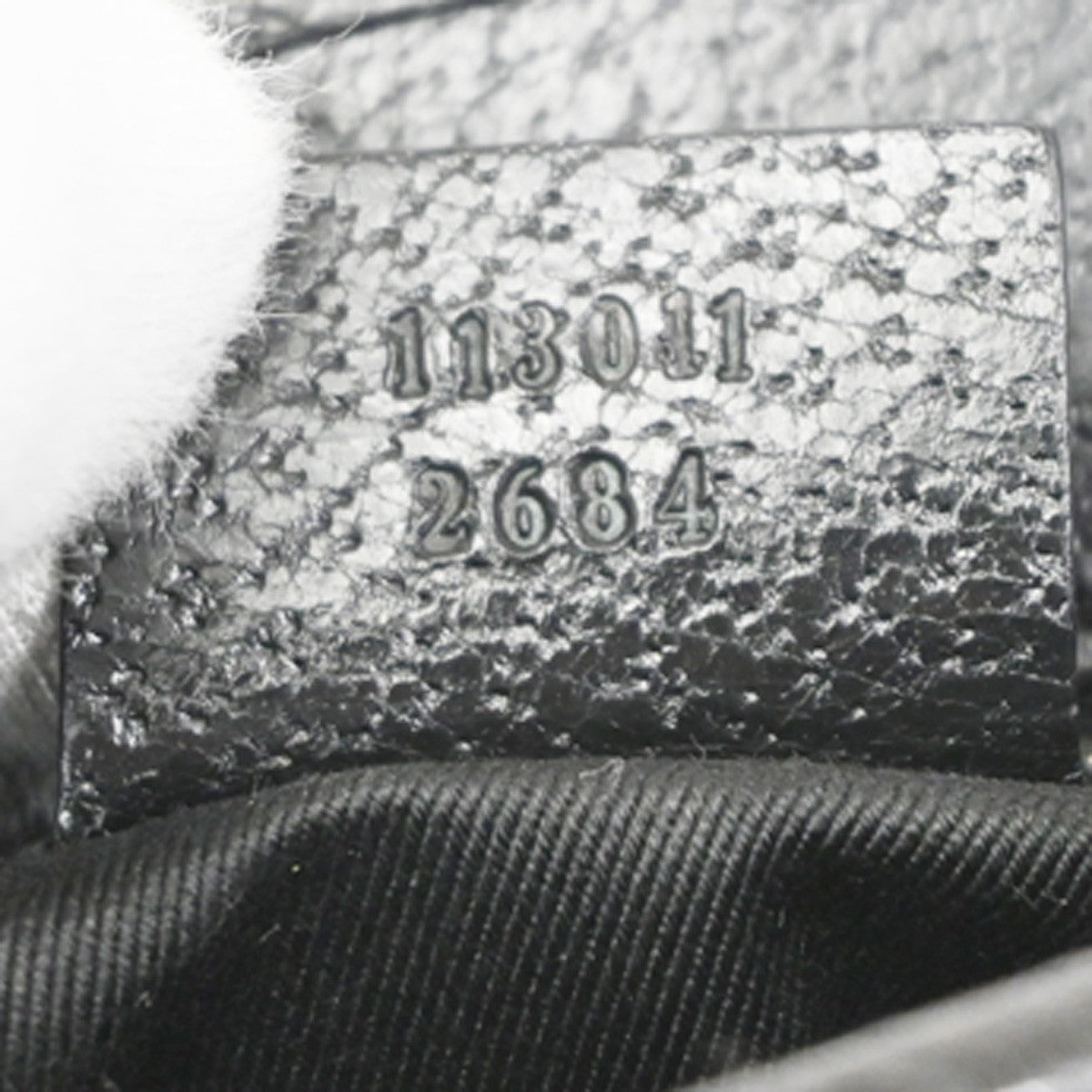 GUCCI Logo GG Pattern Shoulder Tote Bag Canvas Leather Black SHW Italy  61PA141
