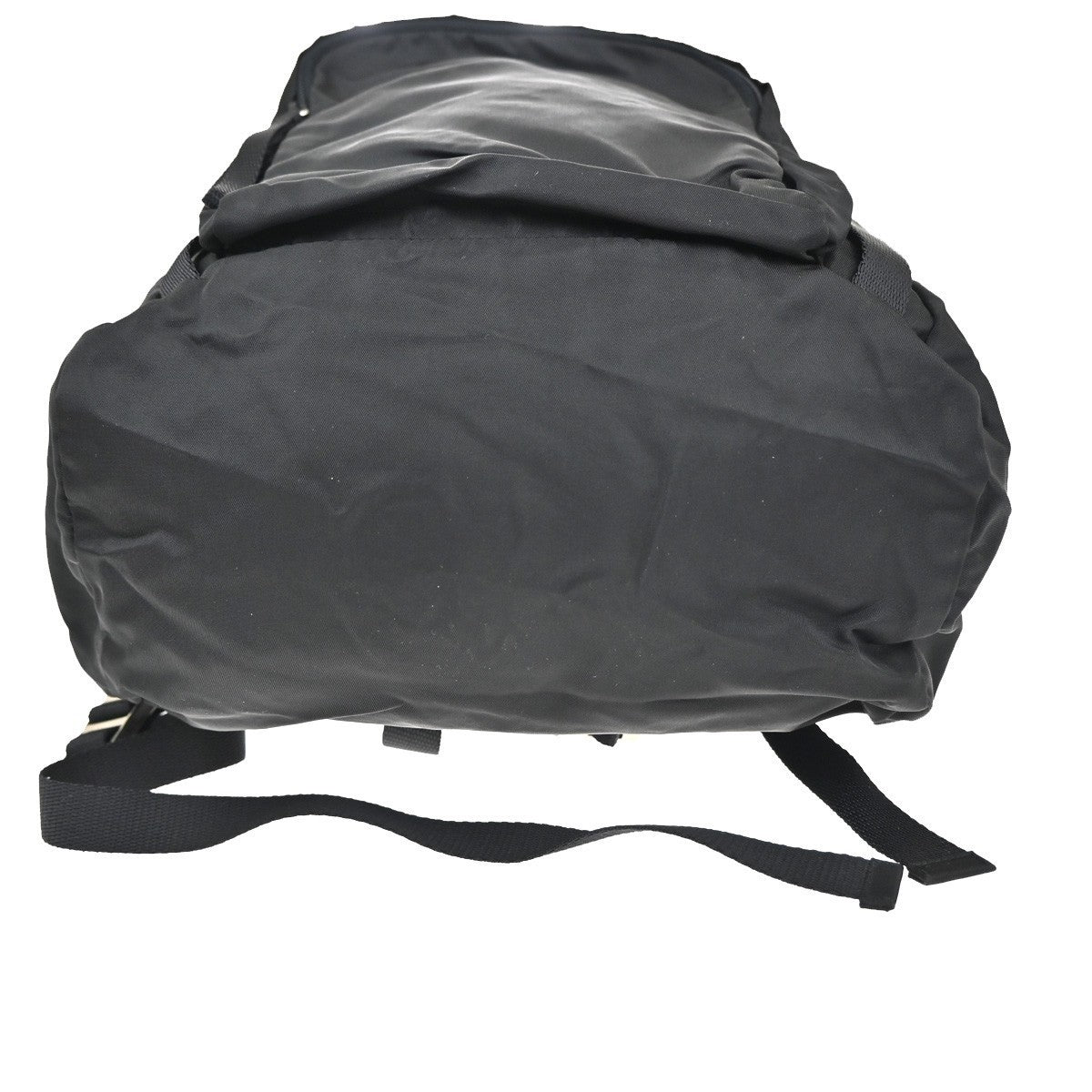 PRADA Tessuto Drawstring Backpack Bag Nylon Leather Black SHW Italy 20KC281