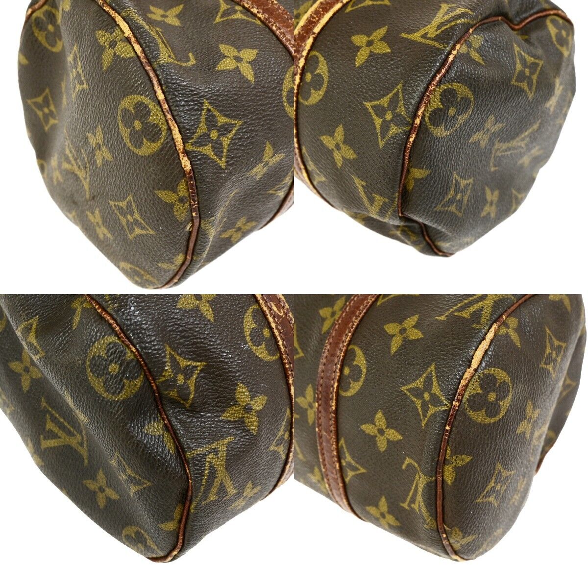 LOUIS VUITTON PAPILLON 26 Hand Bag Monogram Leather Brown France M51366 60FB201