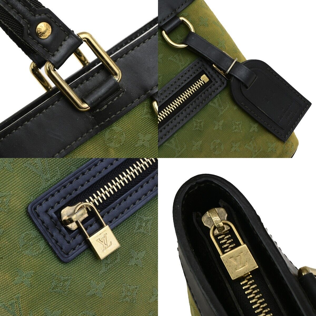 LOUIS VUITTON Lucille PM Shoulder Bag Monogram Mini Canvas Khaki M92682 62ED403