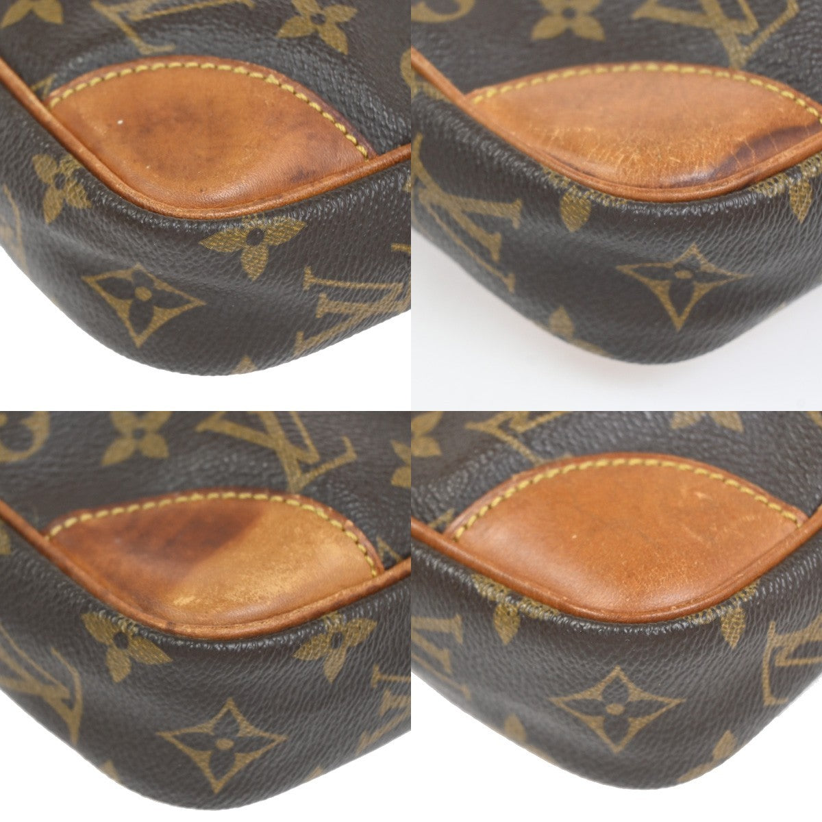 LOUIS VUITTON Marly Dragonne GM Clutch Hand Bag Monogram Brown M51825 63KC731
