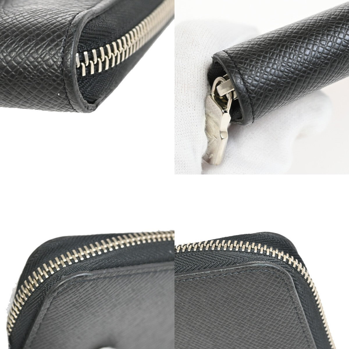 LOUIS VUITTON Zippy Organizer Long Bifold Wallet Taiga Leather BK M30056 85FB593