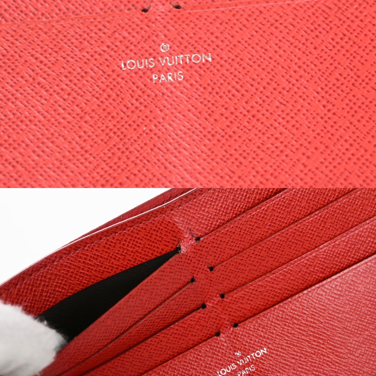 LOUIS VUITTON Pochette Felicie Chain Shoulder Bag Epi Leather Red M41559 50YJ245