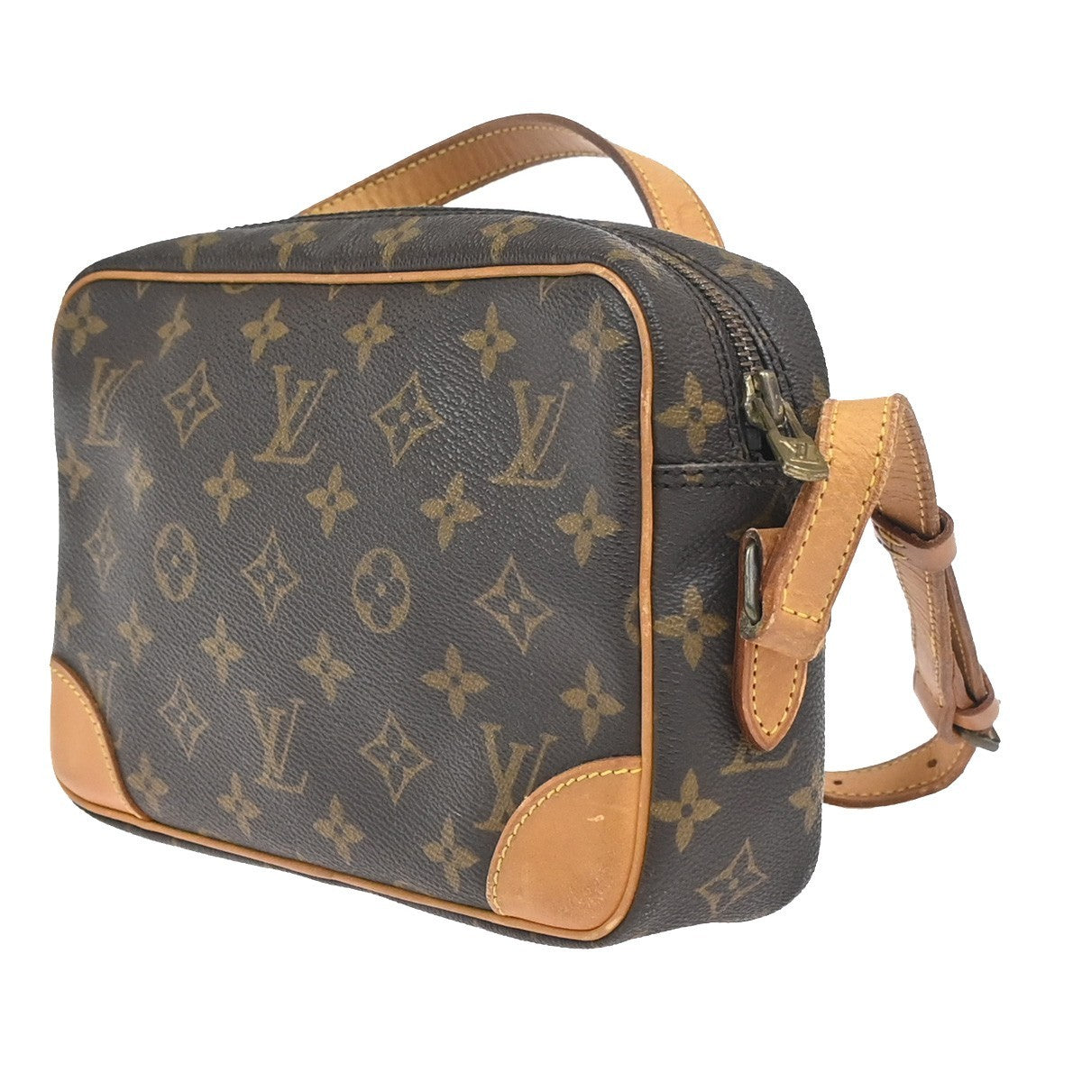 LOUIS VUITTON Trocadero 24 Shoulder Bag Monogram Leather Brown M51276 33ZA335