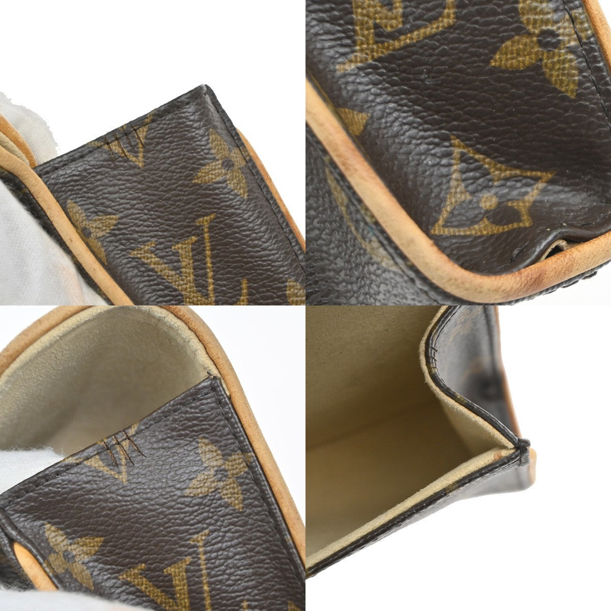 LOUIS VUITTON Pochette Florentine Bum Bag Monogram Leather Brown M51855 65MA526