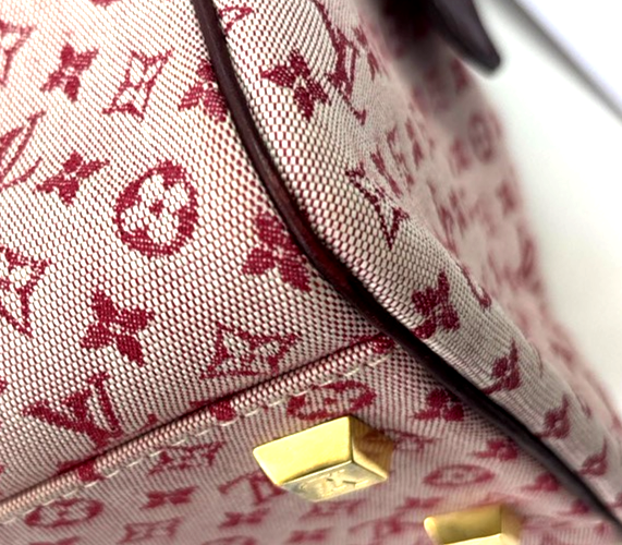 LOUIS VUITTON Josephine GM Hand Bag Monogram Mini Canvas Pink M92311 80MA336