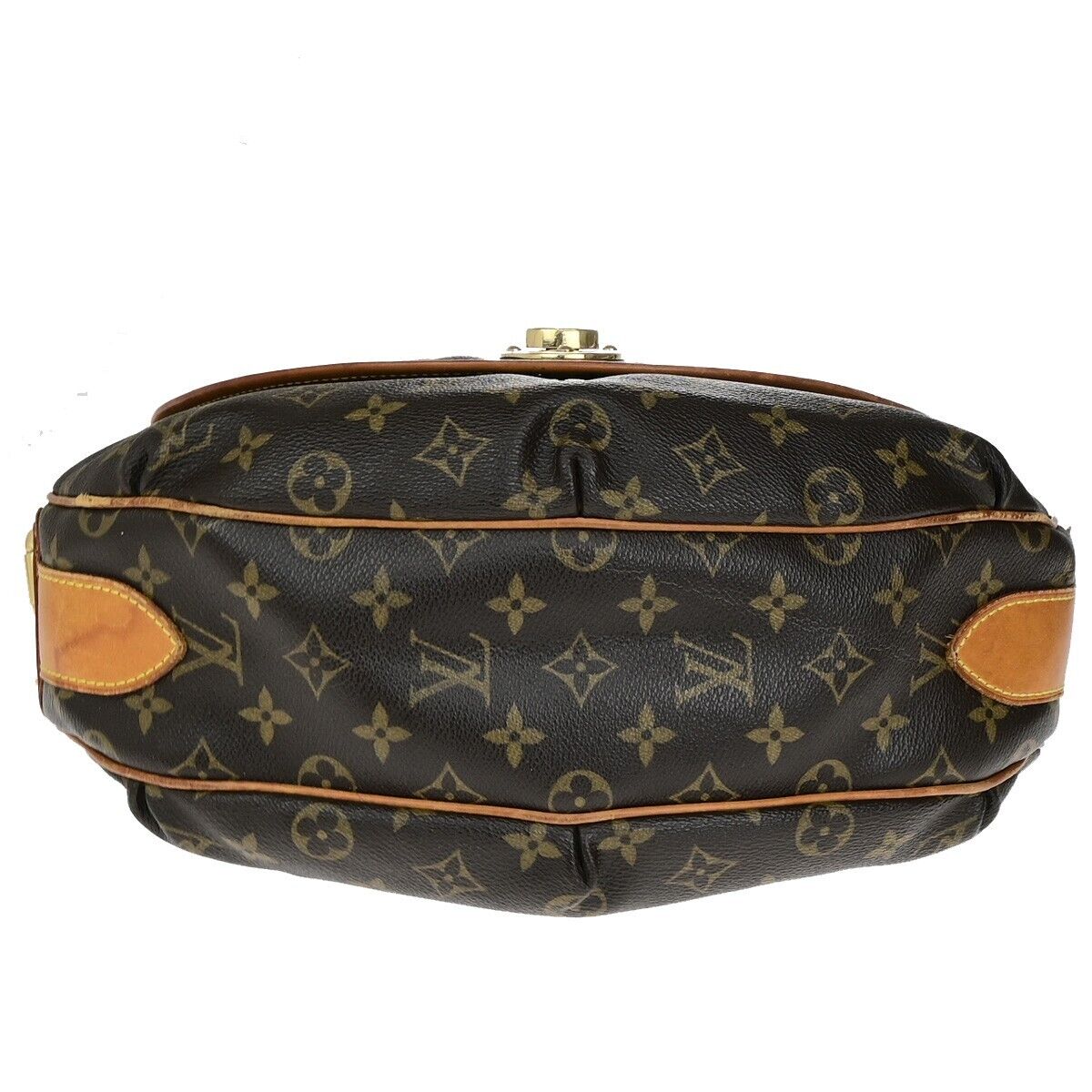 LOUIS VUITTON Tolum GM Shoulder Bag Monogram Leather Brown GHW M40075 37EC917