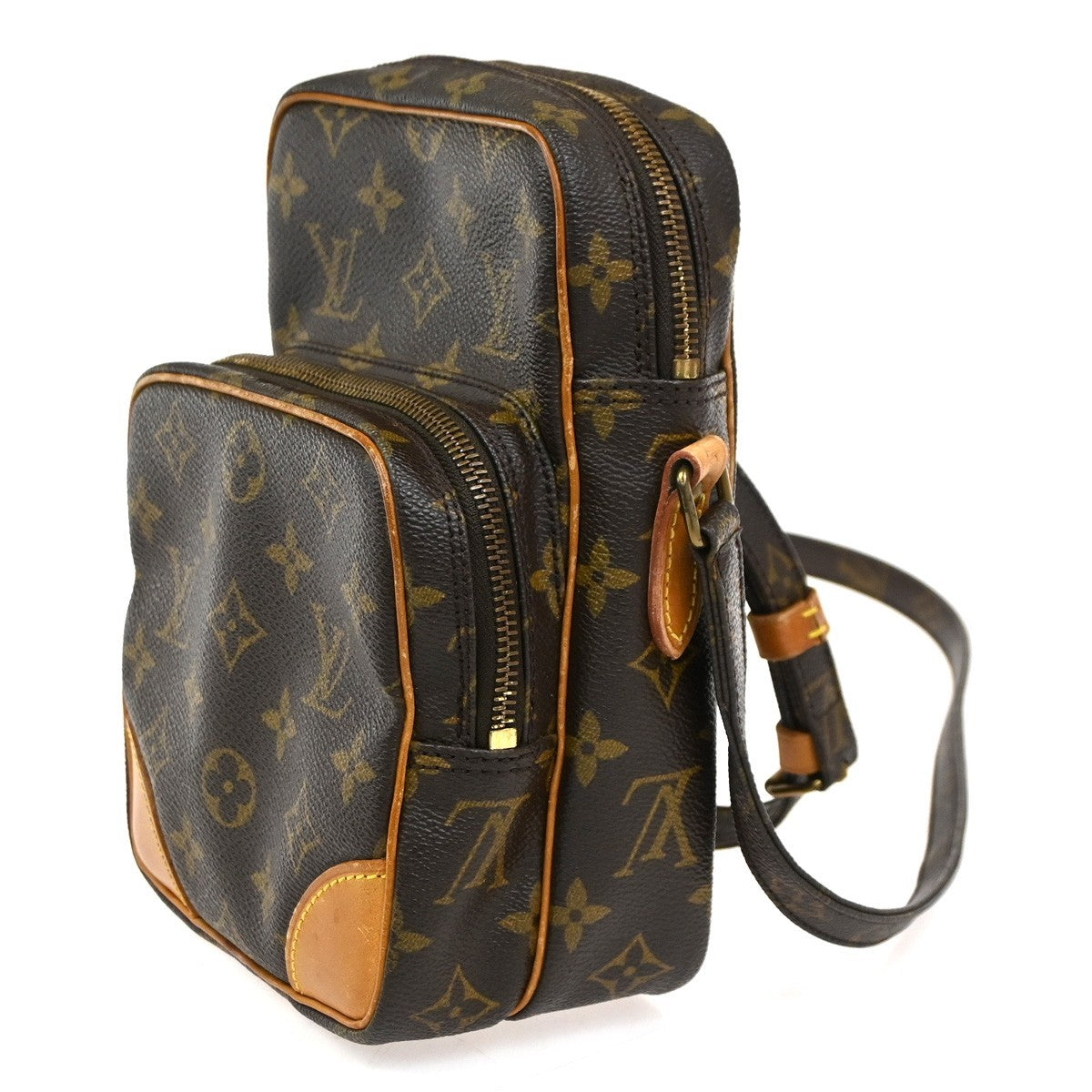 LOUIS VUITTON Amazon Crossbody Shoulder Bag Monogram Leather BN M45236 84CA967