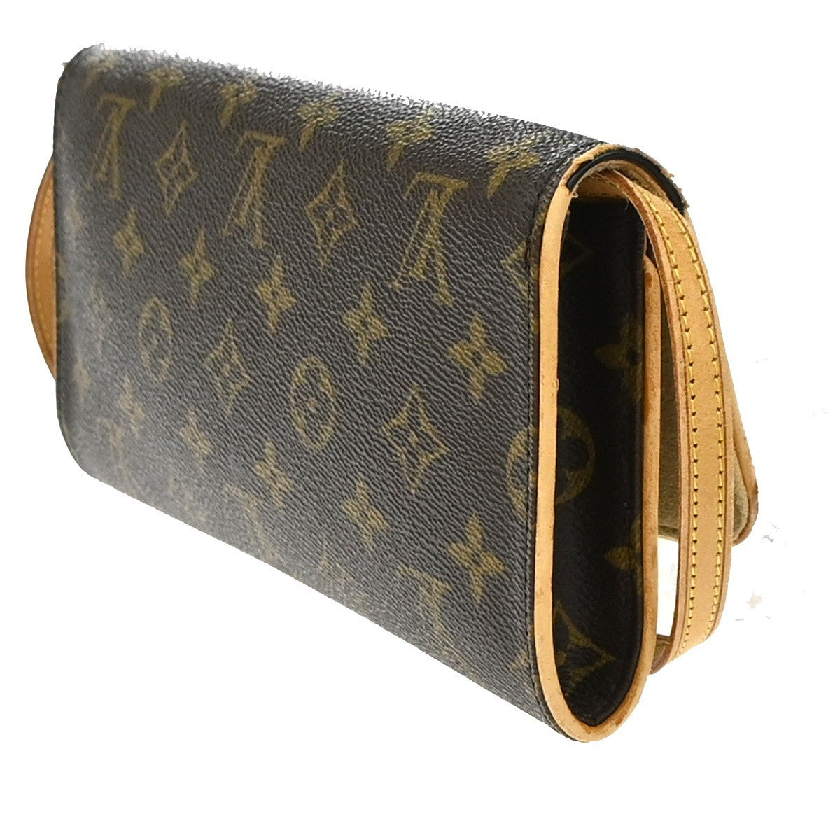 LOUIS VUITTON Pochette Twin GM 2Way Shoulder Bag Monogram Brown M51852 62YH953