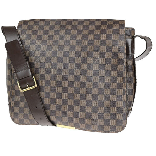 LOUIS VUITTON Bastille Shoulder Bag Damier Ebene Leather Brown N45258 70ED030