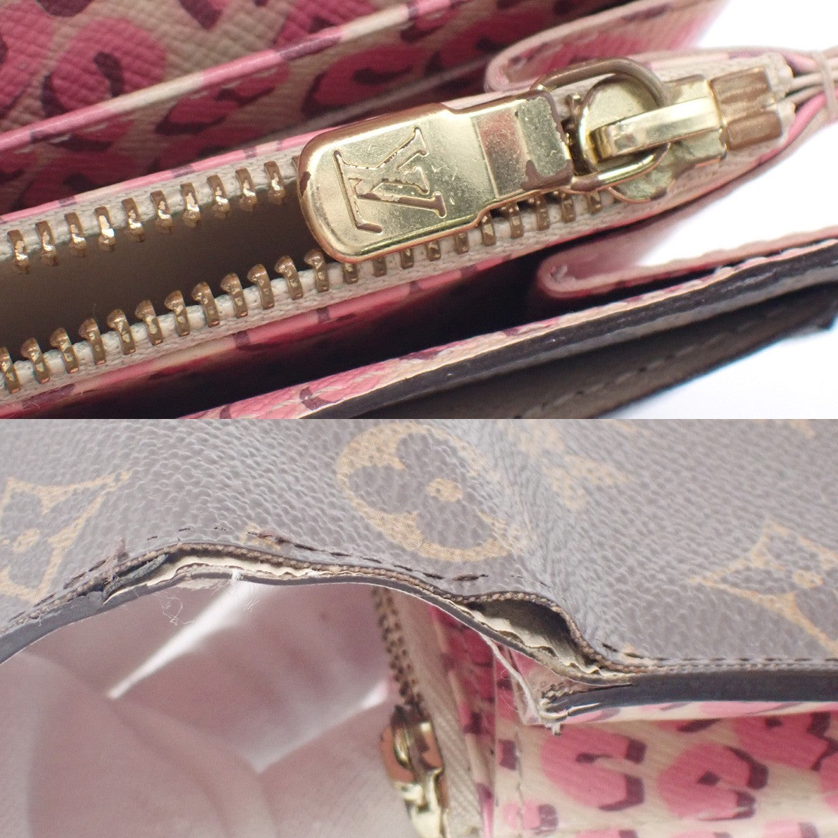 LOUIS VUITTON Portefeuille Sarah Leopard Long Wallet Monogram BN M60106 60KC951
