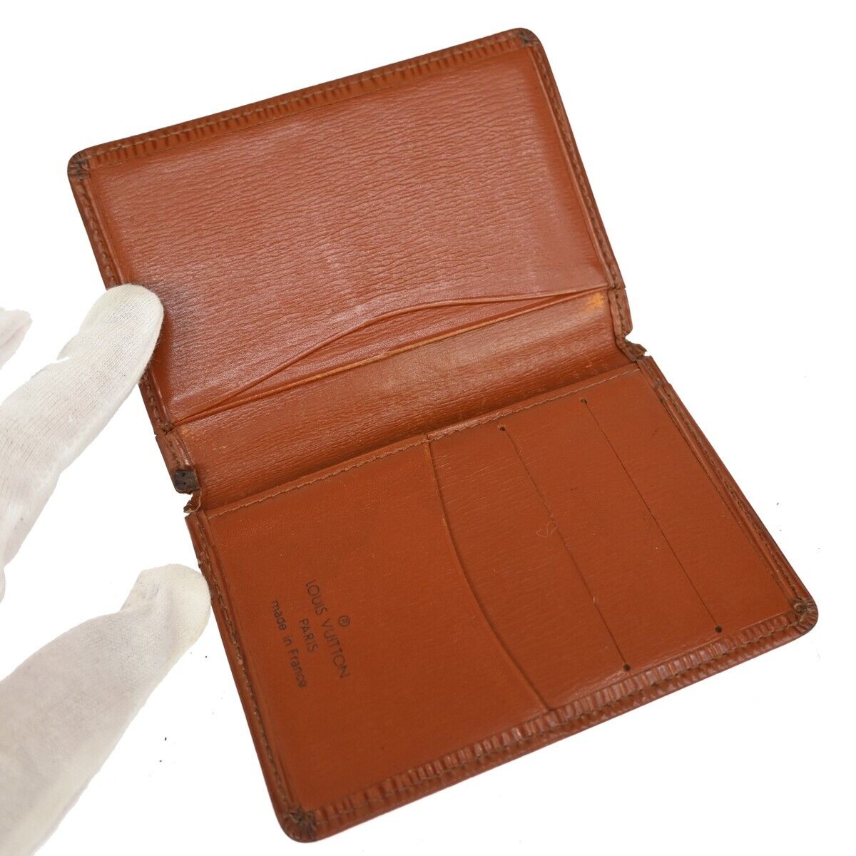 LOUIS VUITTON 3 Set Bifold Trifold Wallet Card Key Case Epi Leather BN 08EA202