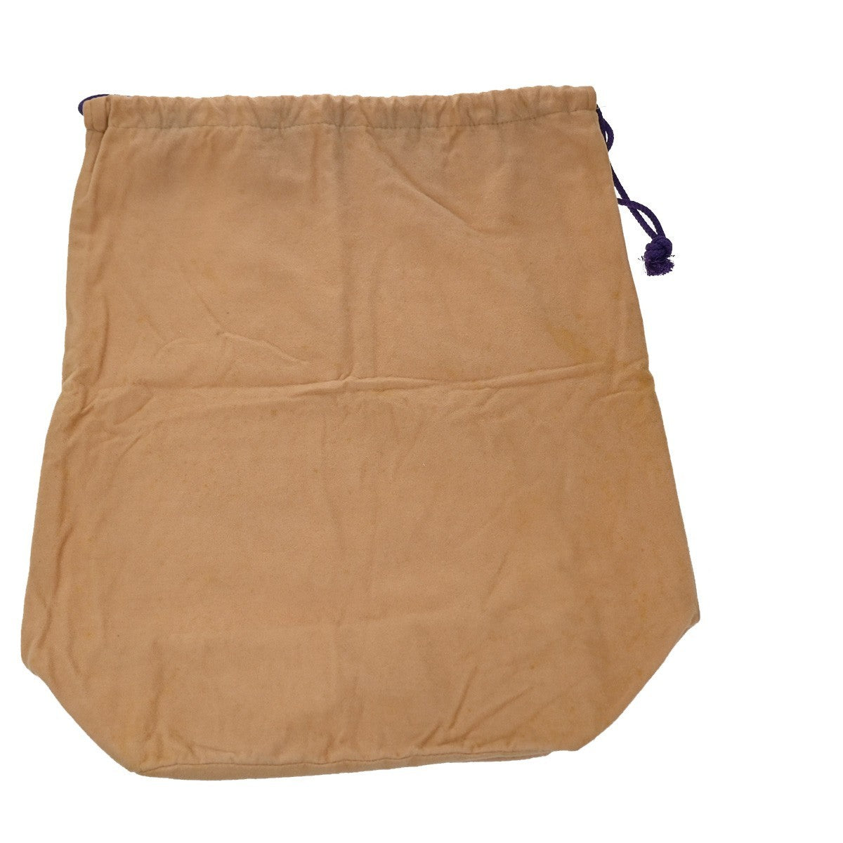 LOUIS VUITTON Logo 10 Set Dust Bag Drawstring Canvas Cotton Beige Brown 09KP114