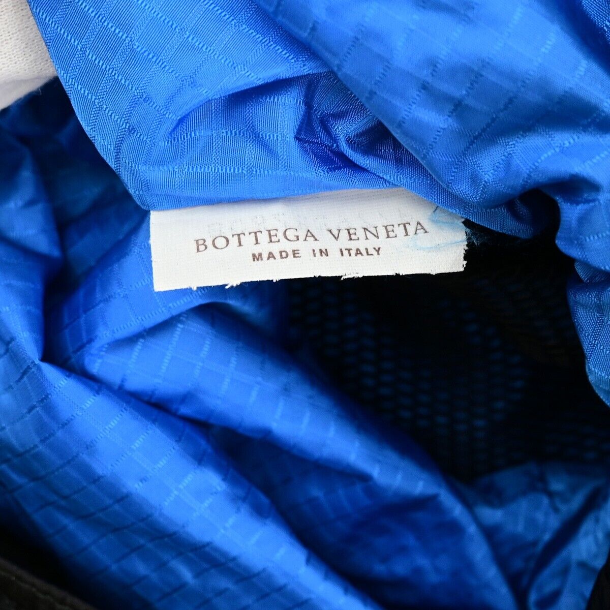 BOTTEGA VENETA Belt Paper Body Bag Shoulder Bag Nylon Black Italy 82EC290