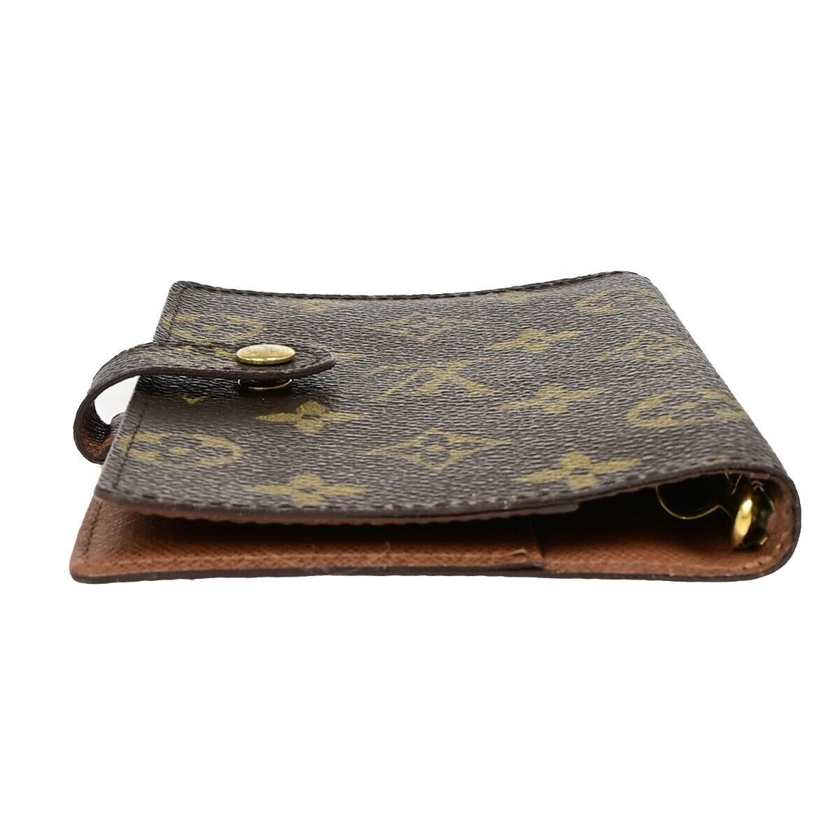 LOUIS VUITTON Agenda PM Day Planner Cover Monogram Leather Brown R20005 02EB351