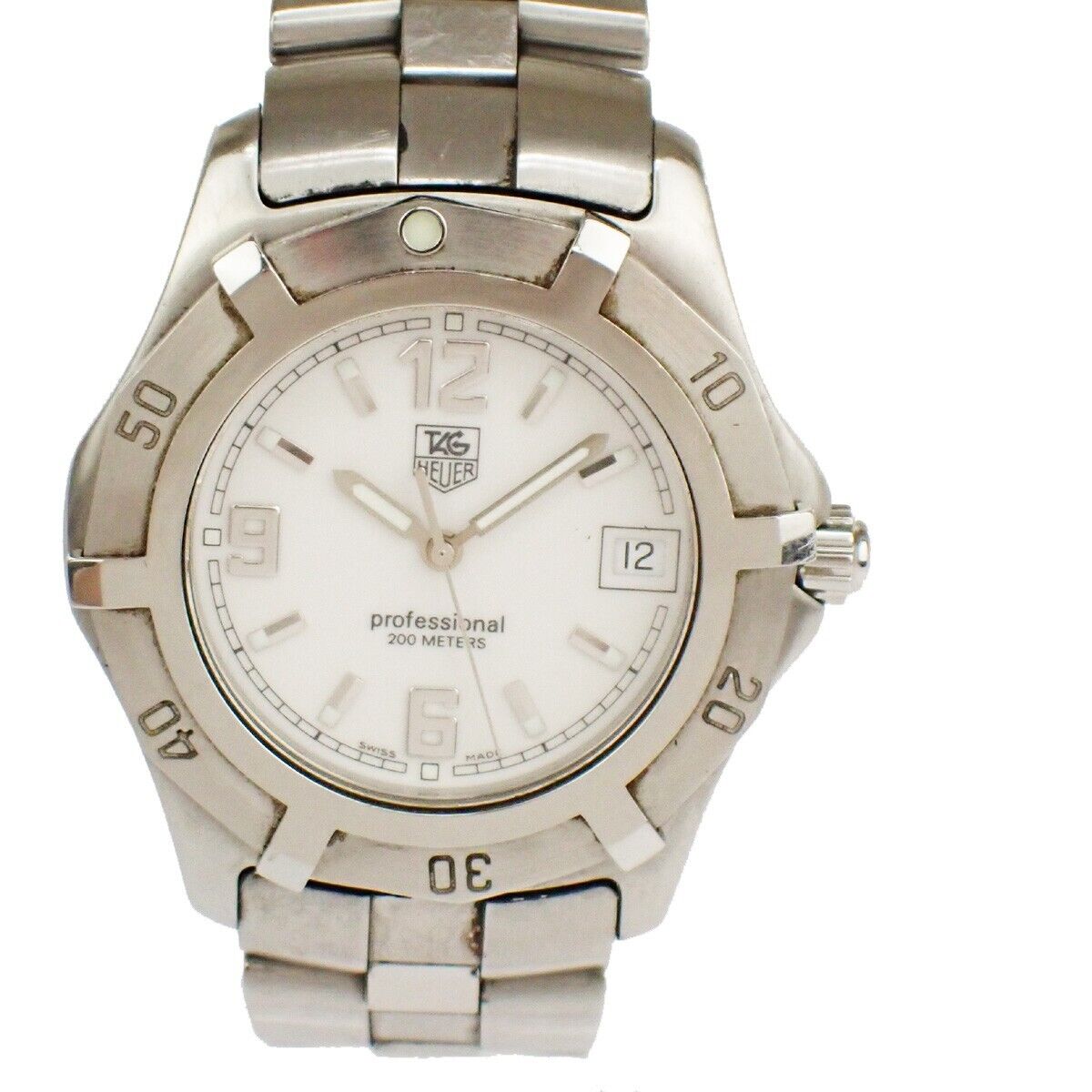 TAG HEUER Logo 2000 Exclusive WN1111 Wristwatch Stainless Steel Silver 80RJ639