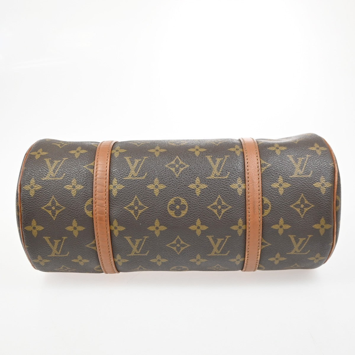LOUIS VUITTON Logo PAPILLON 30 Hand Bag Monogram Leather Brown M51365 31PA142