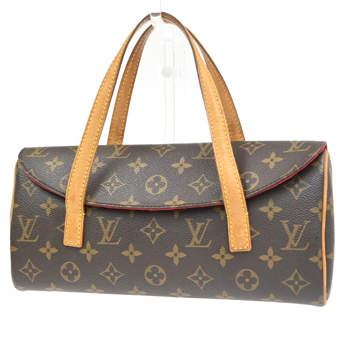 LOUIS VUITTON Sonatine Hand Bag Monogram Leather Brown France M51902 93YH937