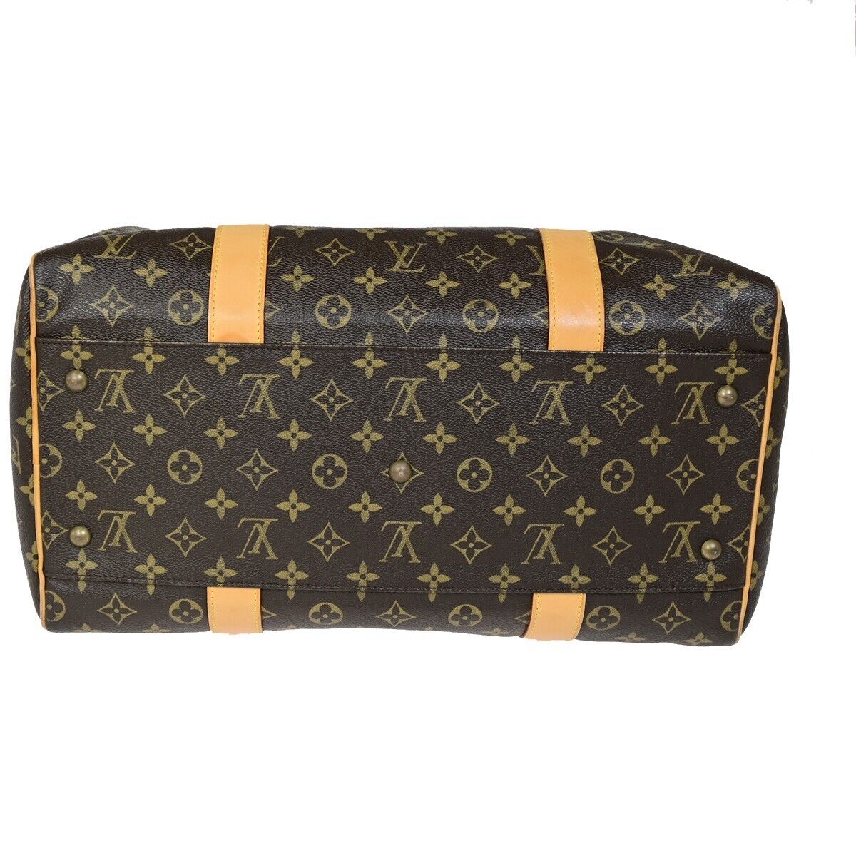 LOUIS VUITTON Carryall Travel Hand Bag Monogram Leather Brown M40074 22RF157