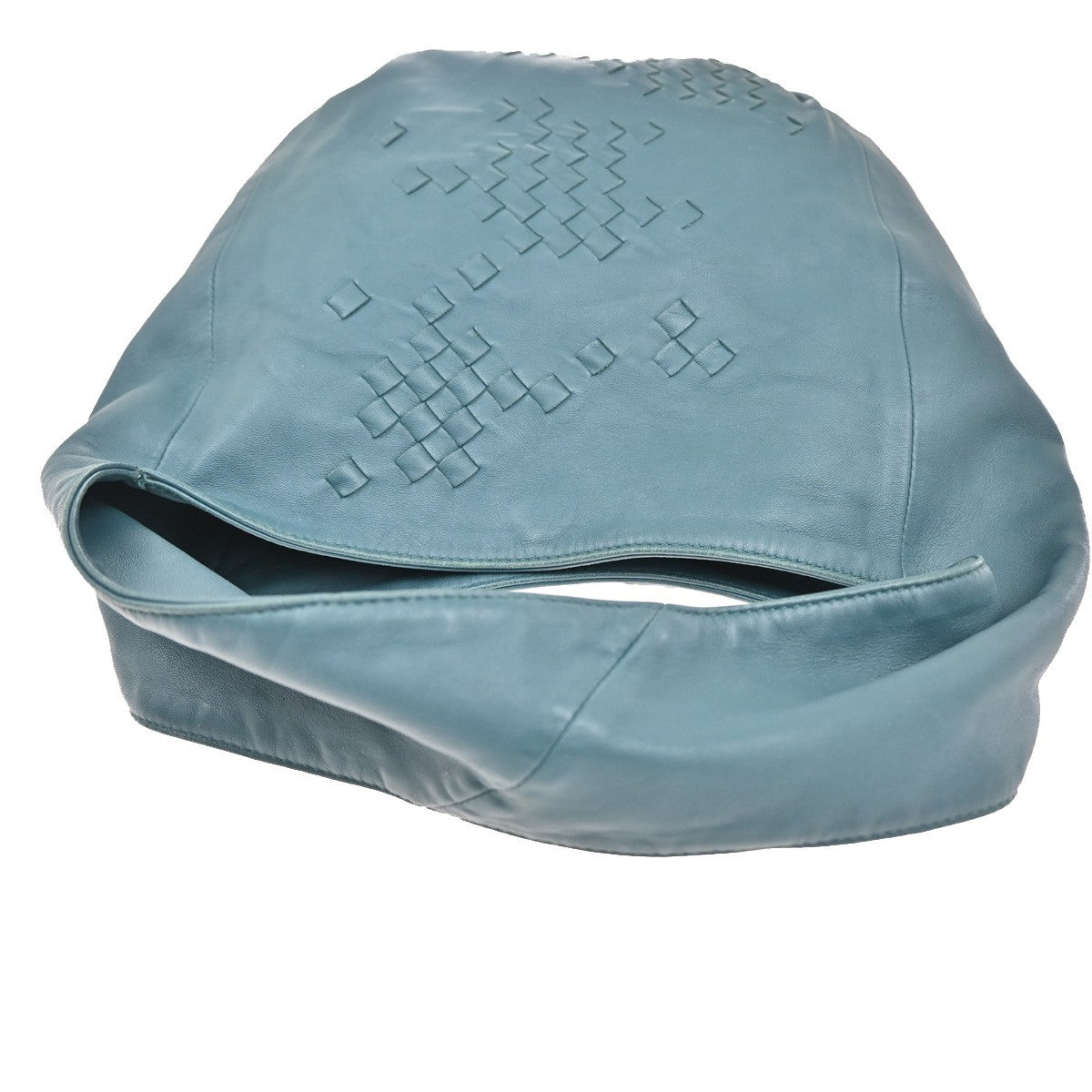 BOTTEGA VENETA Logo Intrecciato Shoulder Hand Bag  Leather Green Italy 12RL726