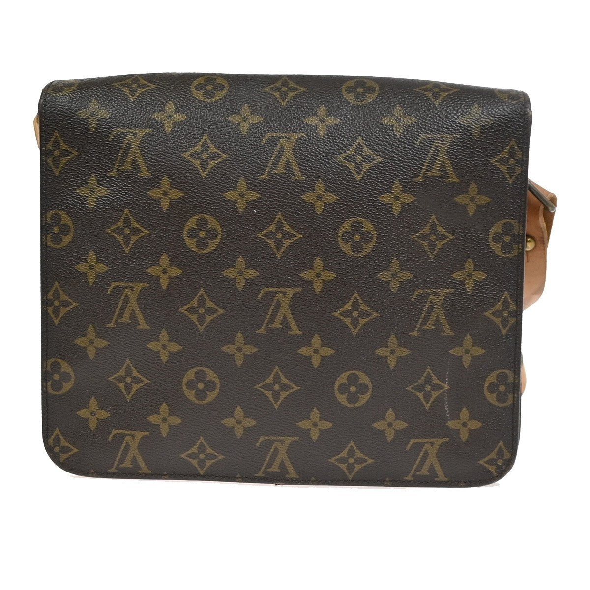 LOUIS VUITTON Cartouchiere GM Shoulder Bag Monogram Leather Brown M51252 67KC685