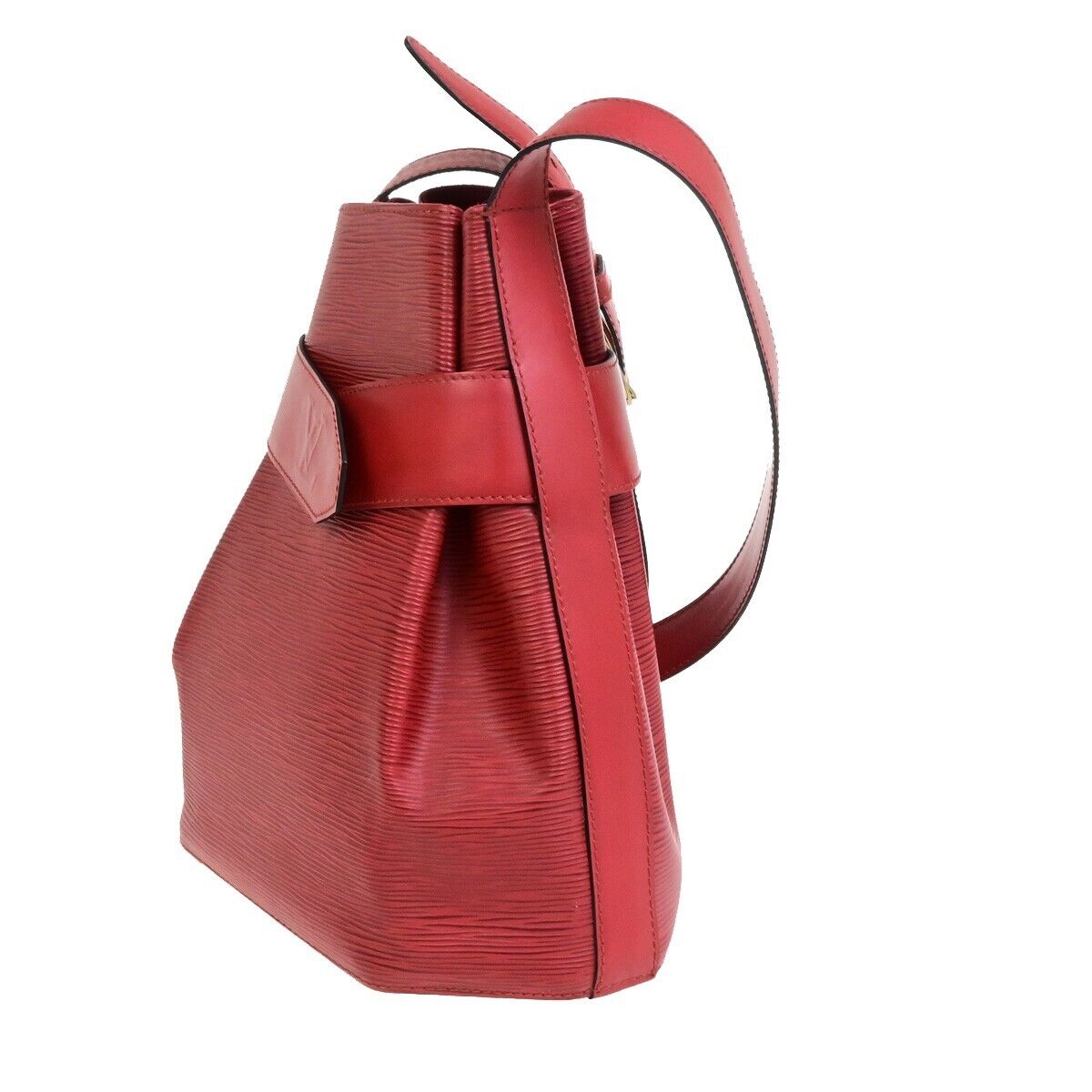 LOUIS VUITTON LV Sac De Paul PM Shoulder Bag Epi Leather Red M80197 34ED606