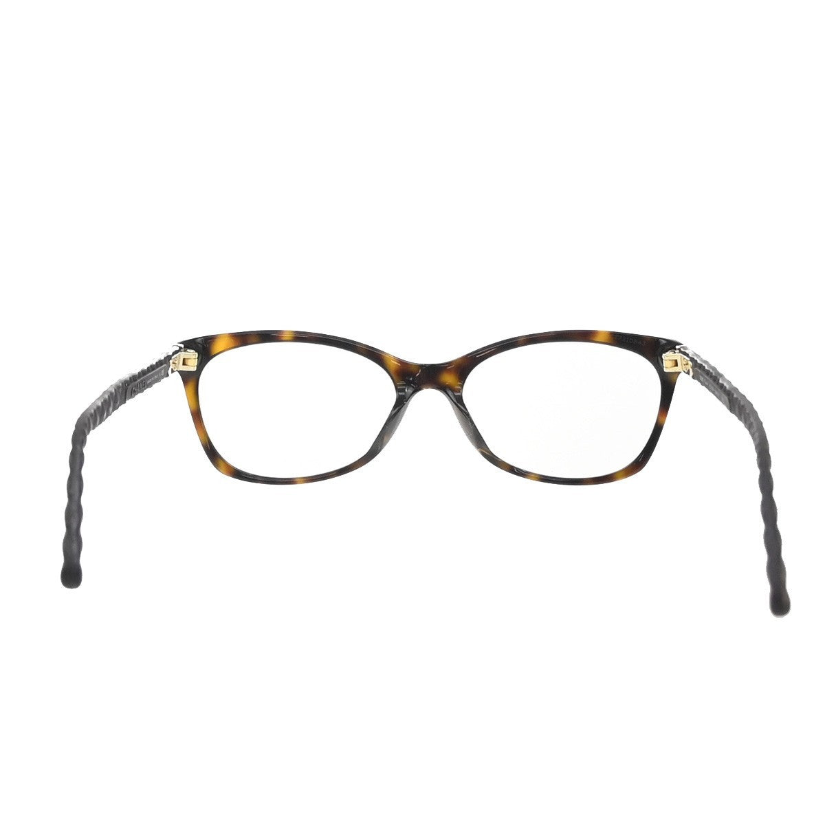CHANEL CC Logo Matelasse Glasses Eye Wear 3287-Q-A Plastic Black 09RF712