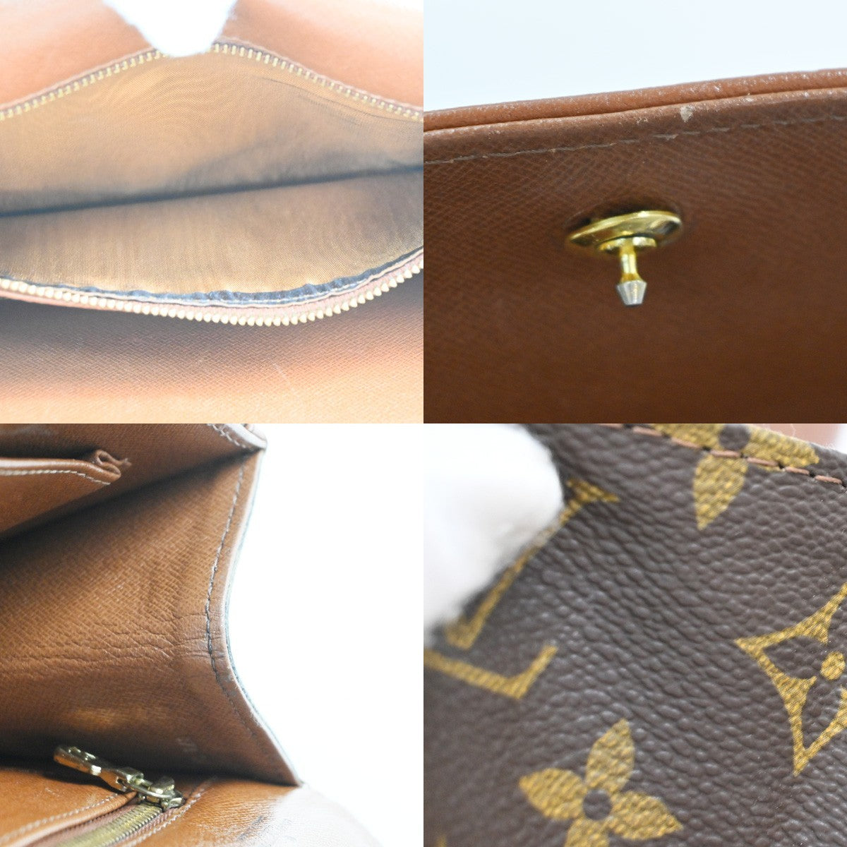 LOUIS VUITTON Pochette Dam PM Clutch Hand Bag Monogram Leather BN M51812 05PA047
