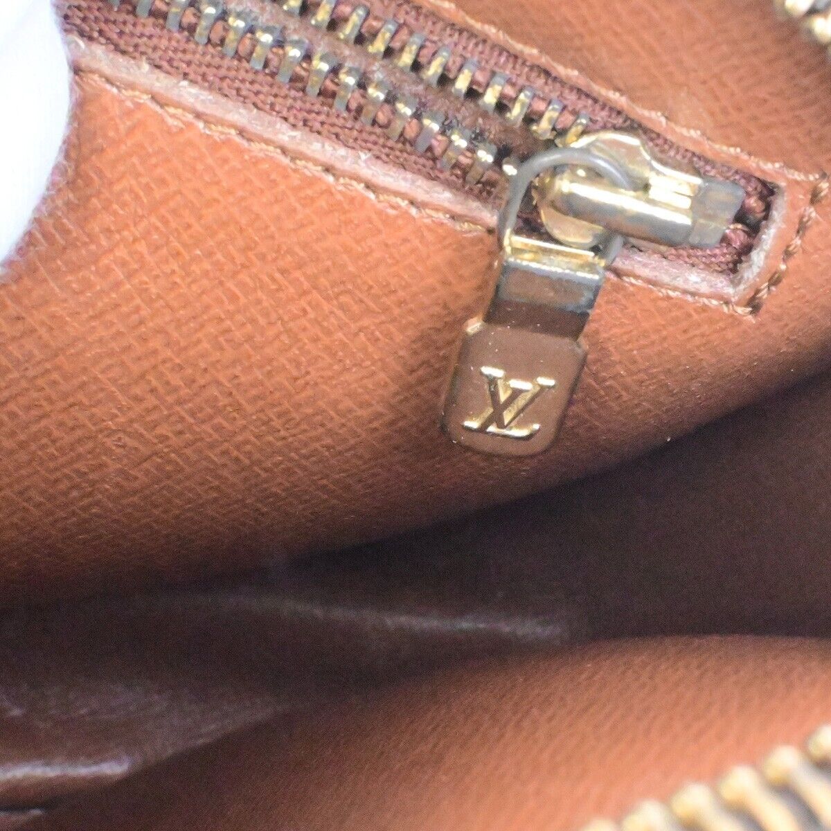 LOUIS VUITTON Jeune Fille PM Shoulder Bag Monogram Leather Brown M51227 31FB532
