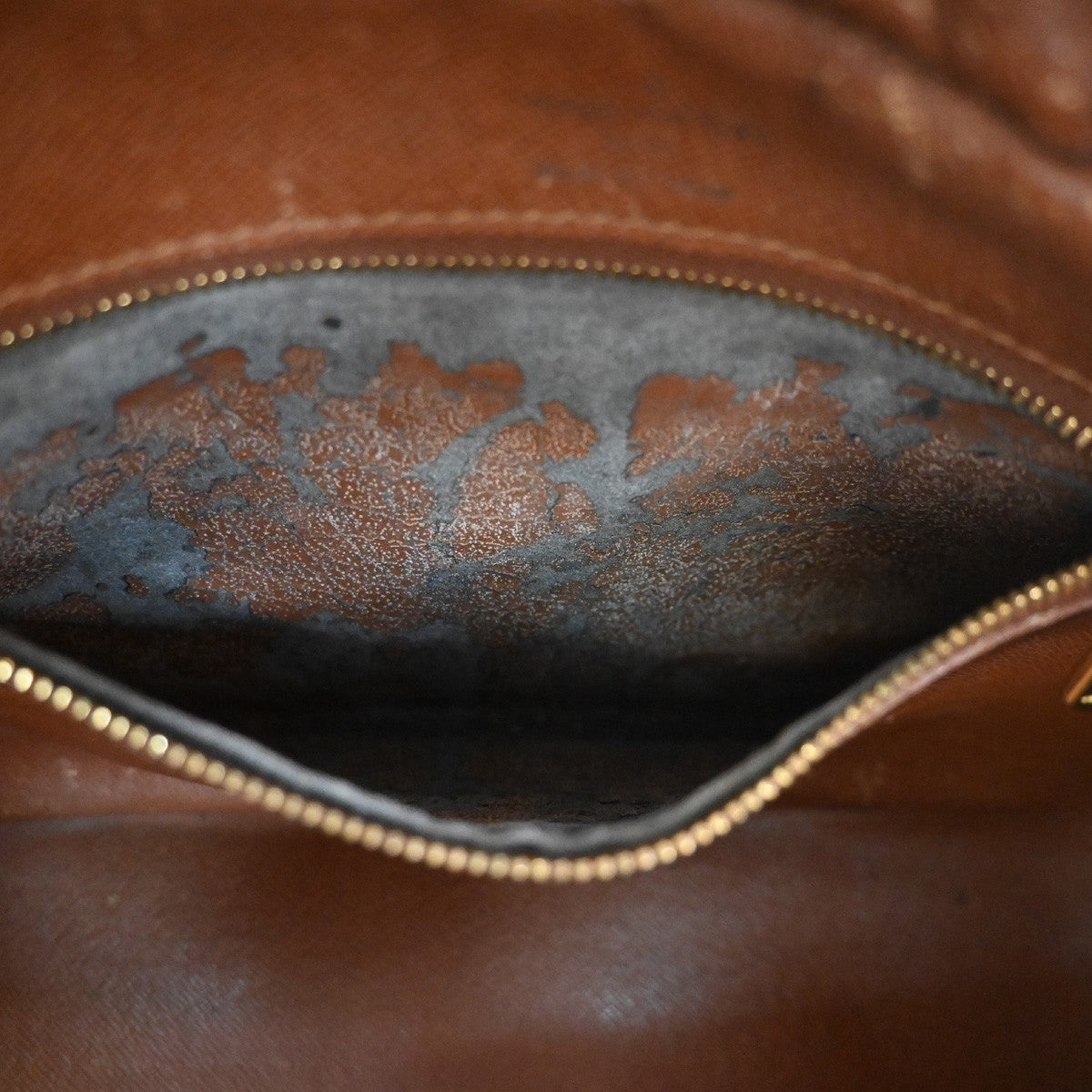 LOUIS VUITTON Boulogne 30 Shoulder Bag Monogram Leather Brown M51265 84YJ279