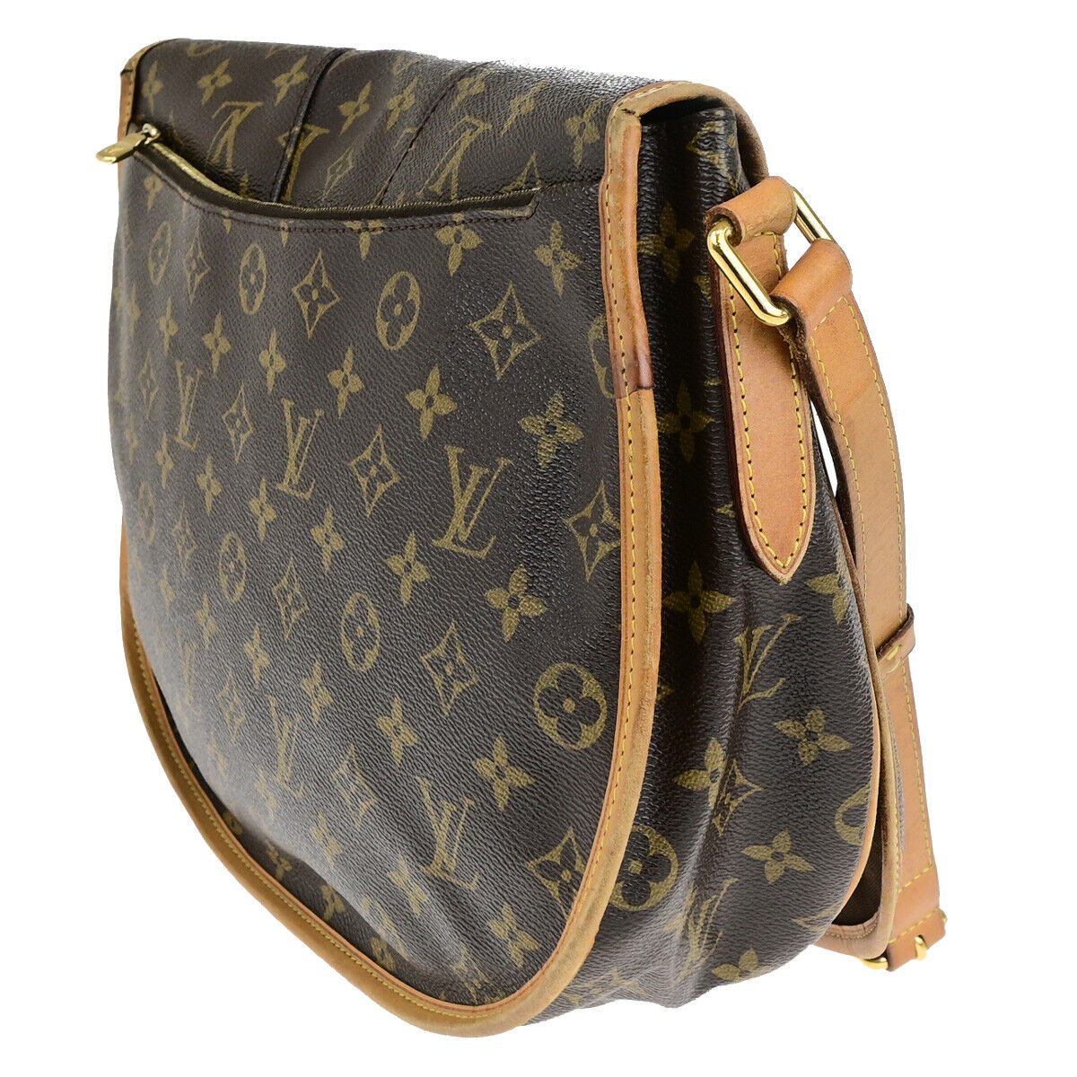 LOUIS VUITTON Menilmontant MM Shoulder Bag Monogram Leather BN M40473 85YG610