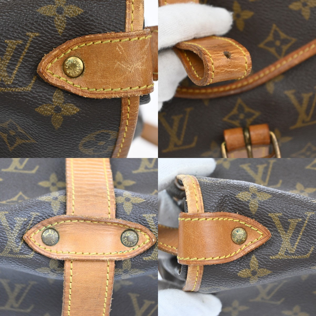 LOUIS VUITTON Saumur 35 Shoulder Bag Monogram Leather BN France M42254 70TA659