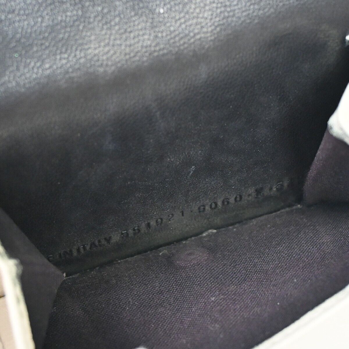 BALENCIAGA Logo Everyday Mini Trifold Wallet Purse Leather White Italy 30GA675