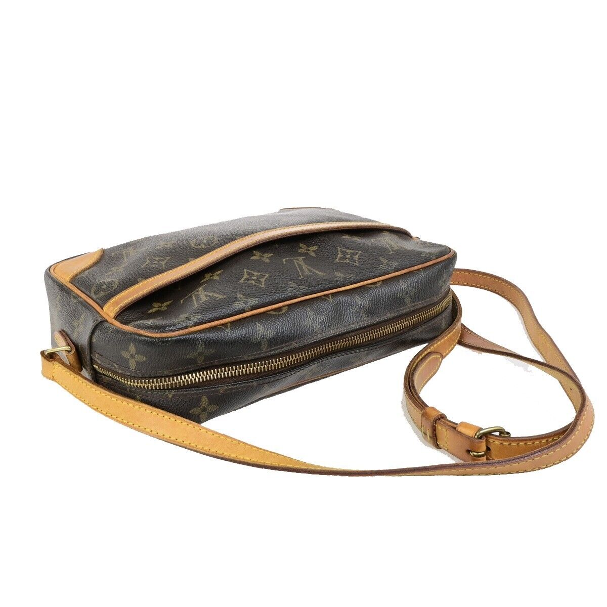 LOUIS VUITTON Trocadero 27 Shoulder Bag Monogram Leather Brown M51274 67FB294