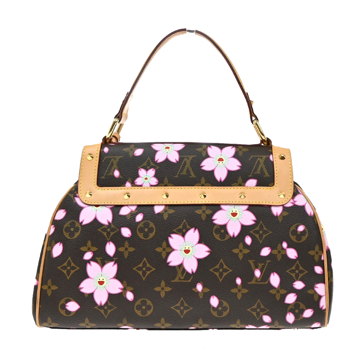 LOUIS VUITTON Sac Retro PM Hand Bag Monogram Cherry Blossom BN M92012 806LC598
