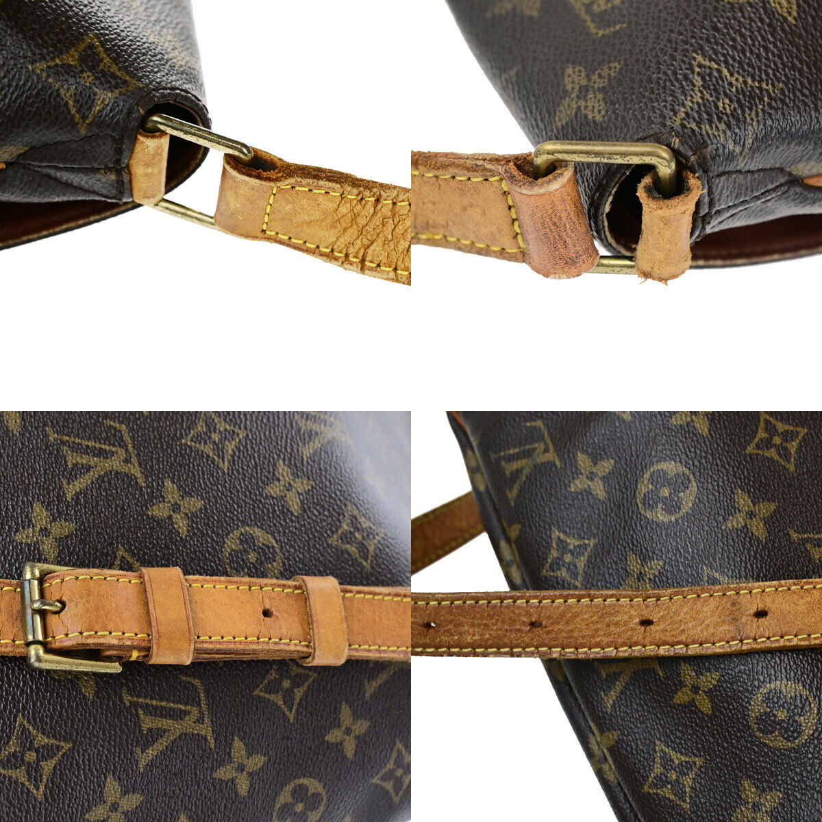LOUIS VUITTON Musette Shoulder Bag Monogram Leather Brown France M51256 30YG551